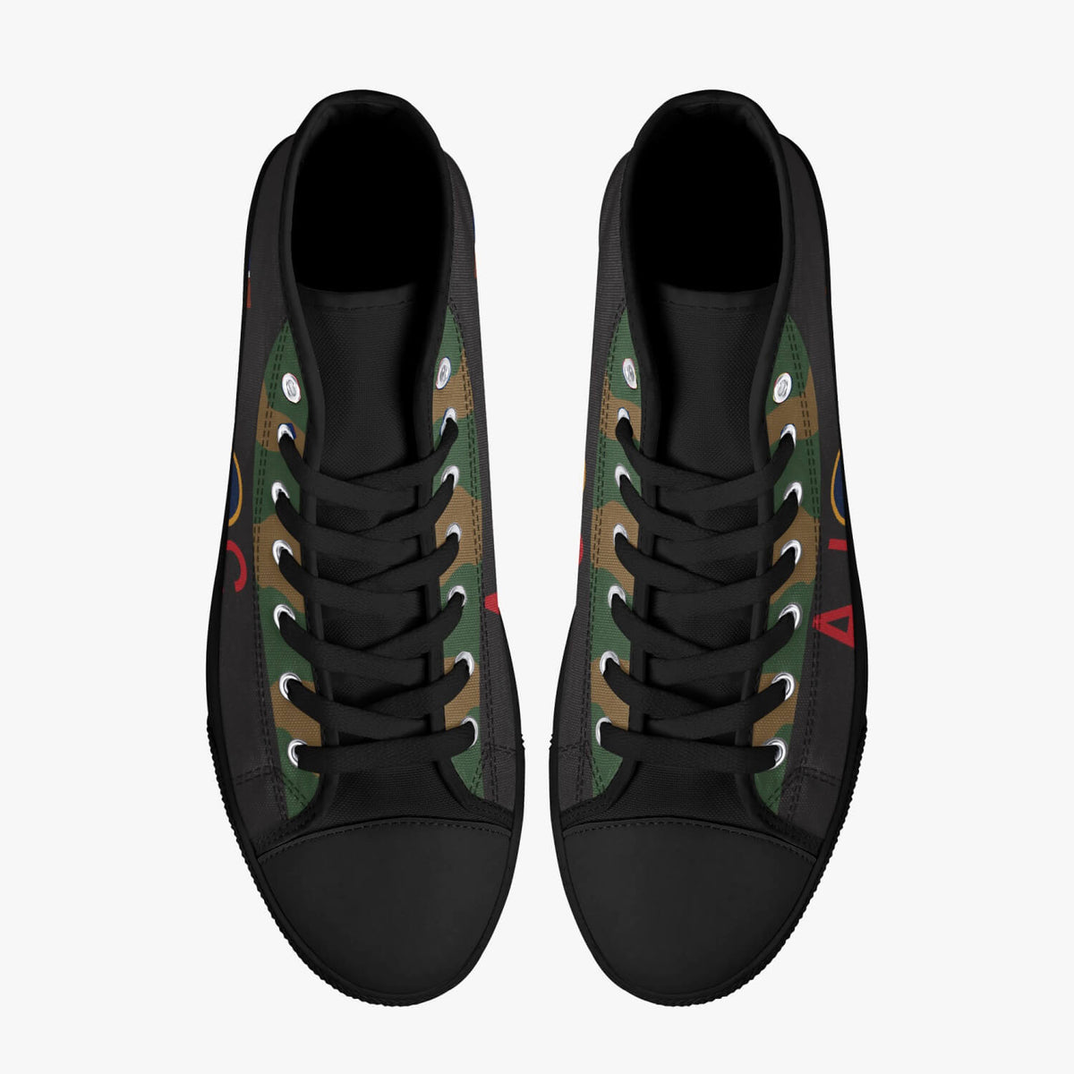 Lancaster "AJ-G" High Top Canvas Shoes - I Love a Hangar