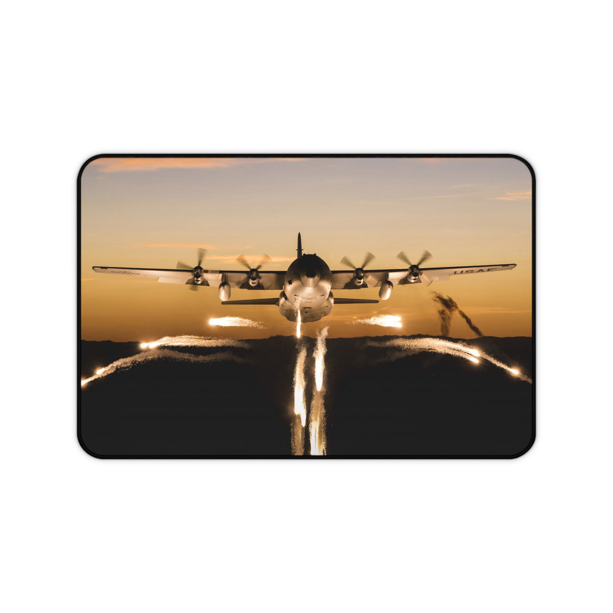 C-130 Hercules Desk Mat - I Love a Hangar