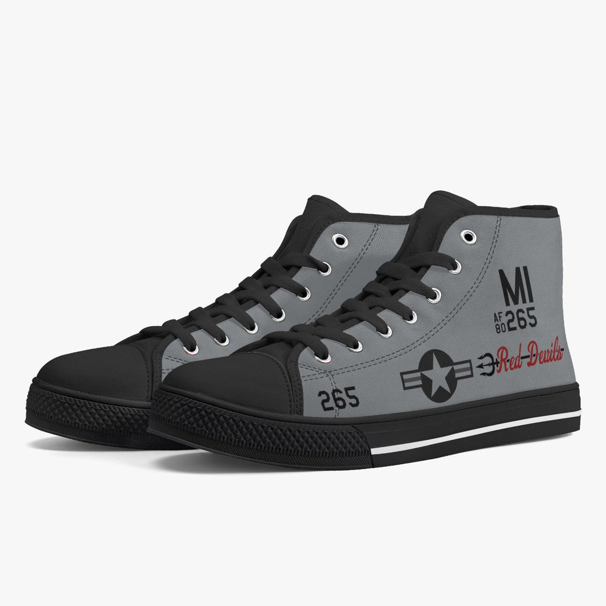 A-10 "Red Devils" High Top Canvas Shoes - I Love a Hangar
