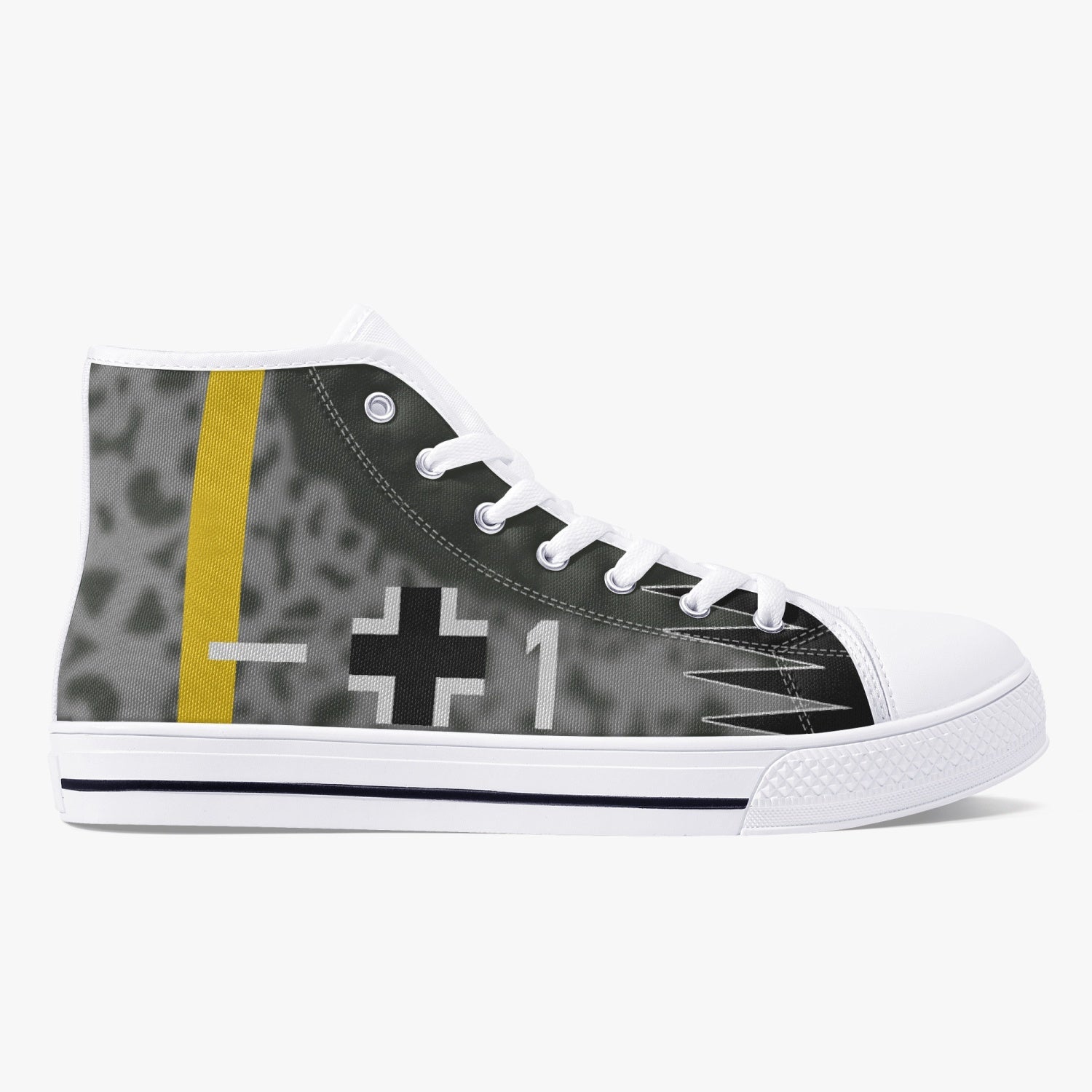 Bf-109 "Karaya 1" High Top Canvas Shoes - I Love a Hangar