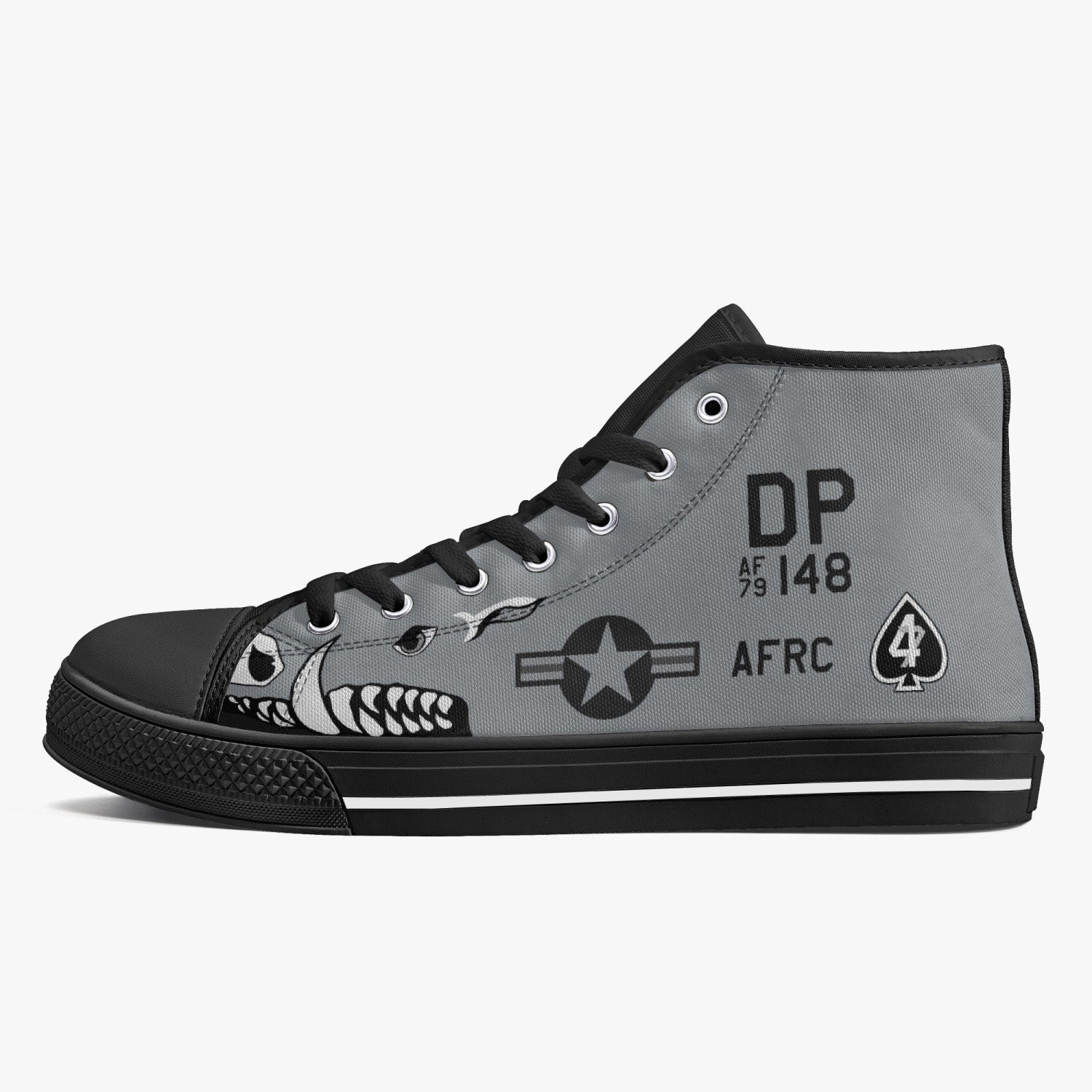 A-10 "Dogpatchers" High Top Canvas Shoes - I Love a Hangar