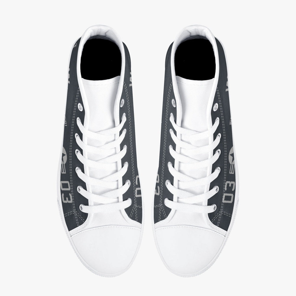 VMA-311 "Tomcats" High Top Canvas Shoes - I Love a Hangar