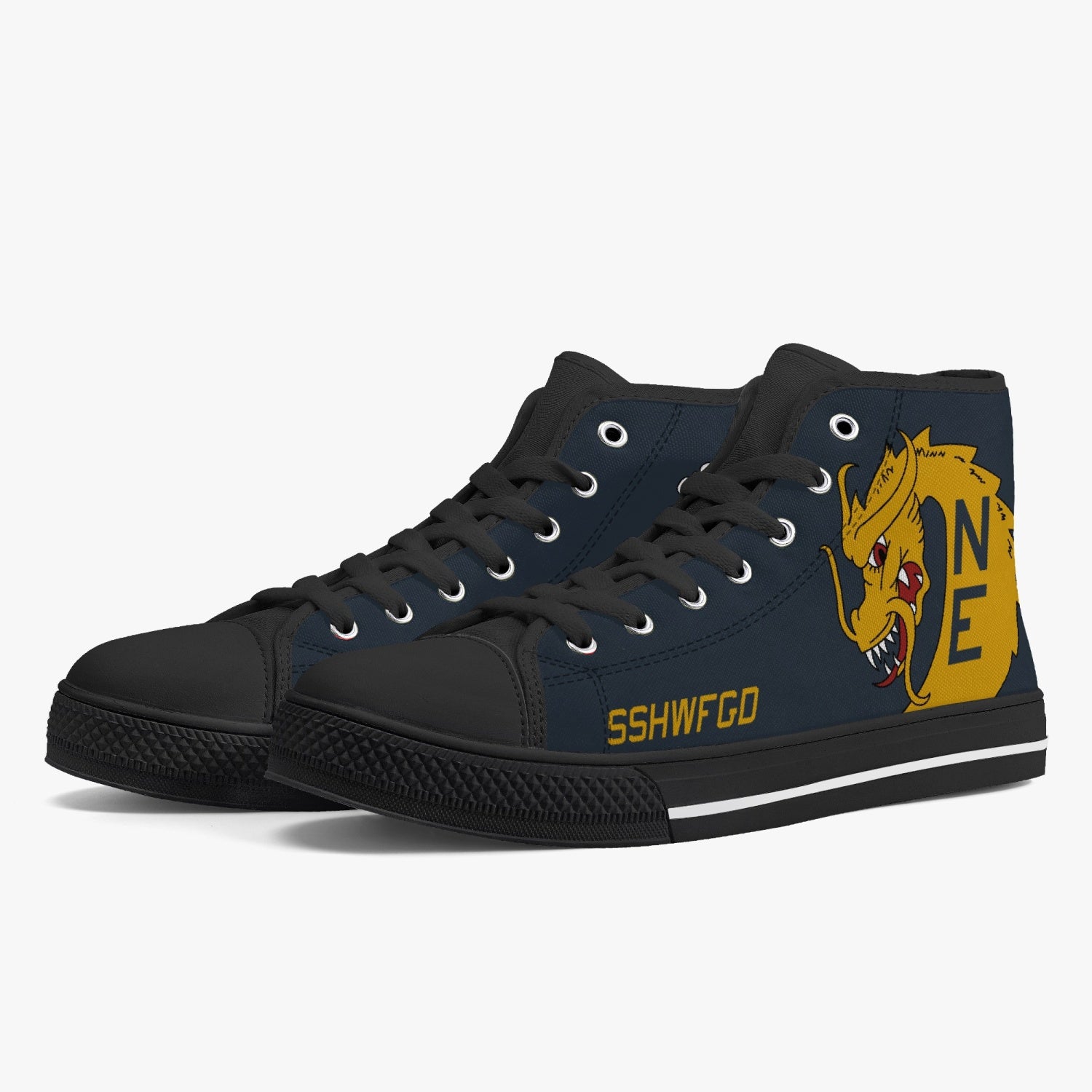 VFA-192 "Golden Dragons" High Top Canvas Shoes