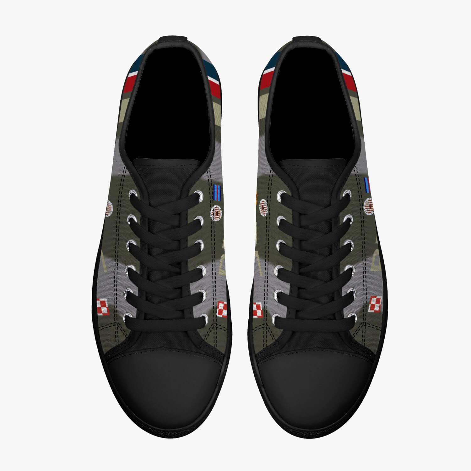 Spitfire "RF-D" Men's Low Top Canvas Shoes - I Love a Hangar