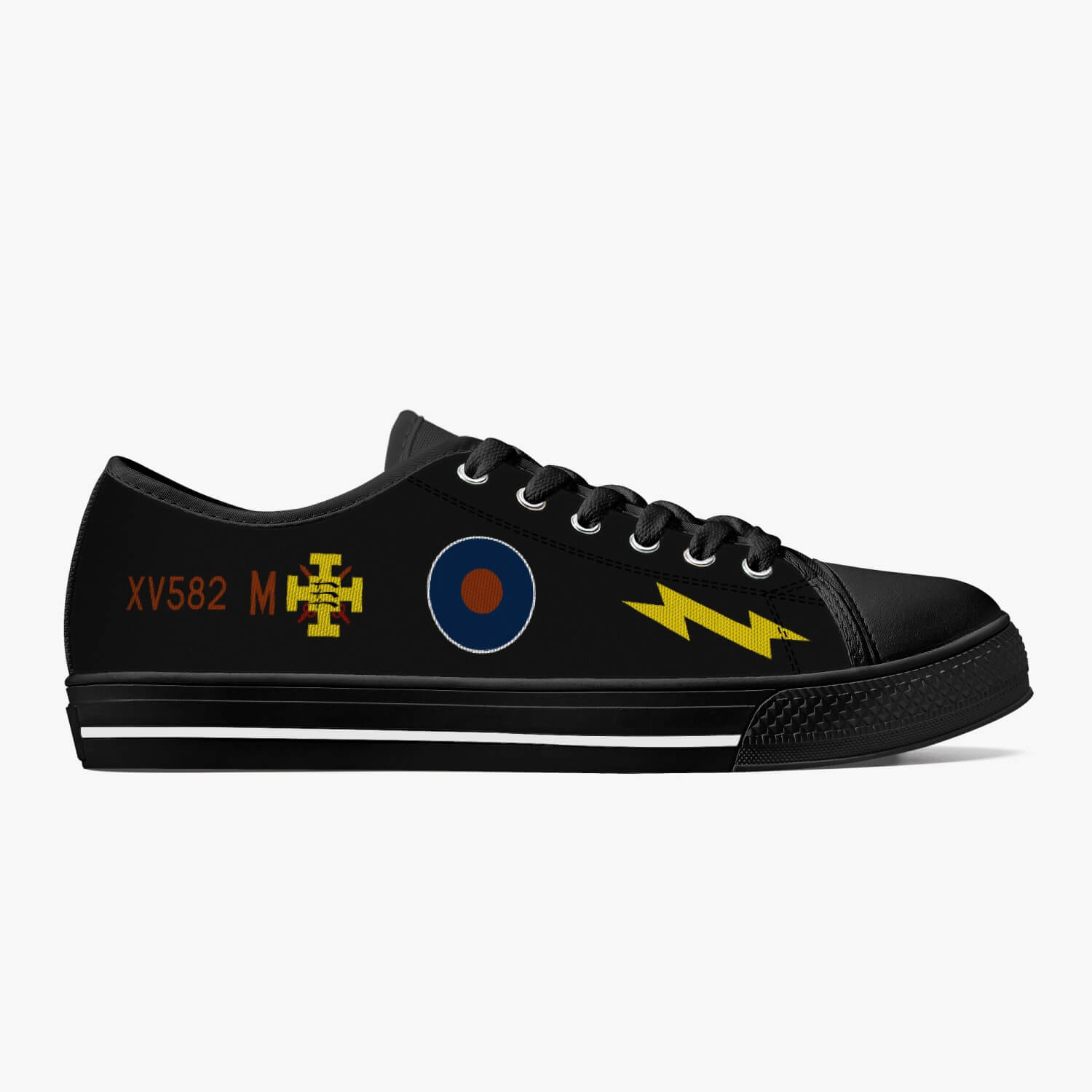 F-4 Phantom XV582 "Black Mike" Low Top Canvas Shoes - I Love a Hangar