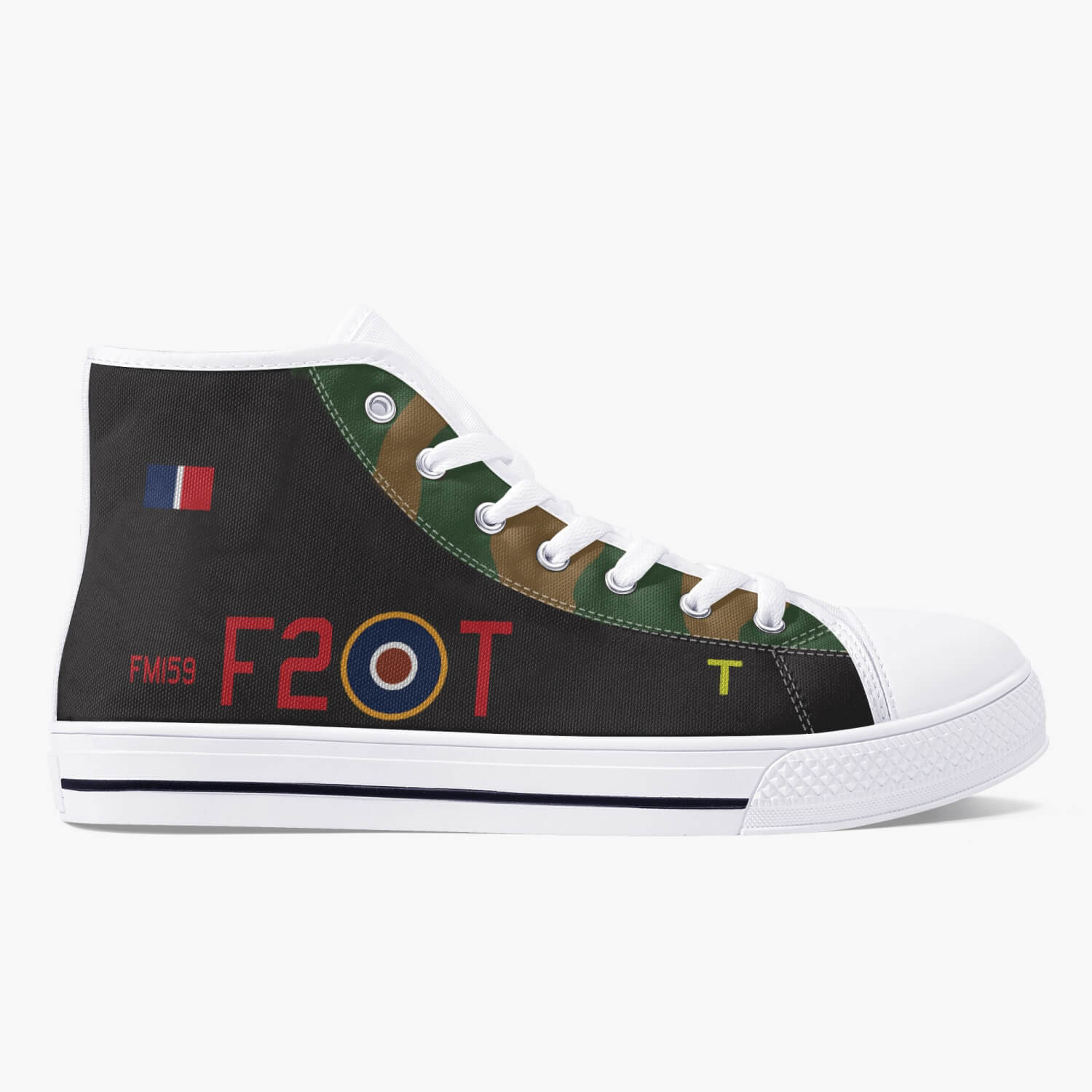 Lancaster "F2-T" High Top Canvas Shoes - I Love a Hangar