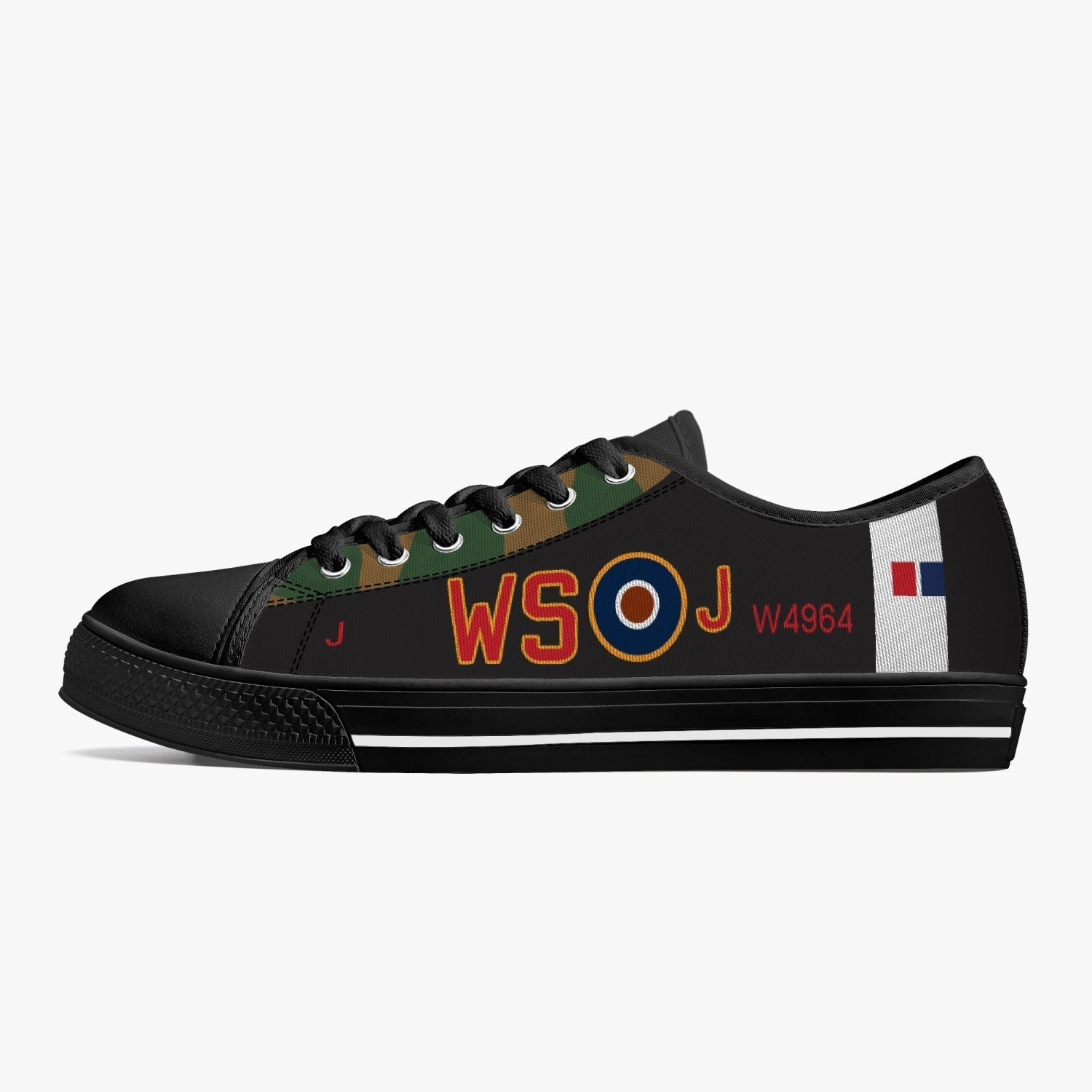 Lancaster "J for Johnnie" Low Top Canvas Shoes - I Love a Hangar