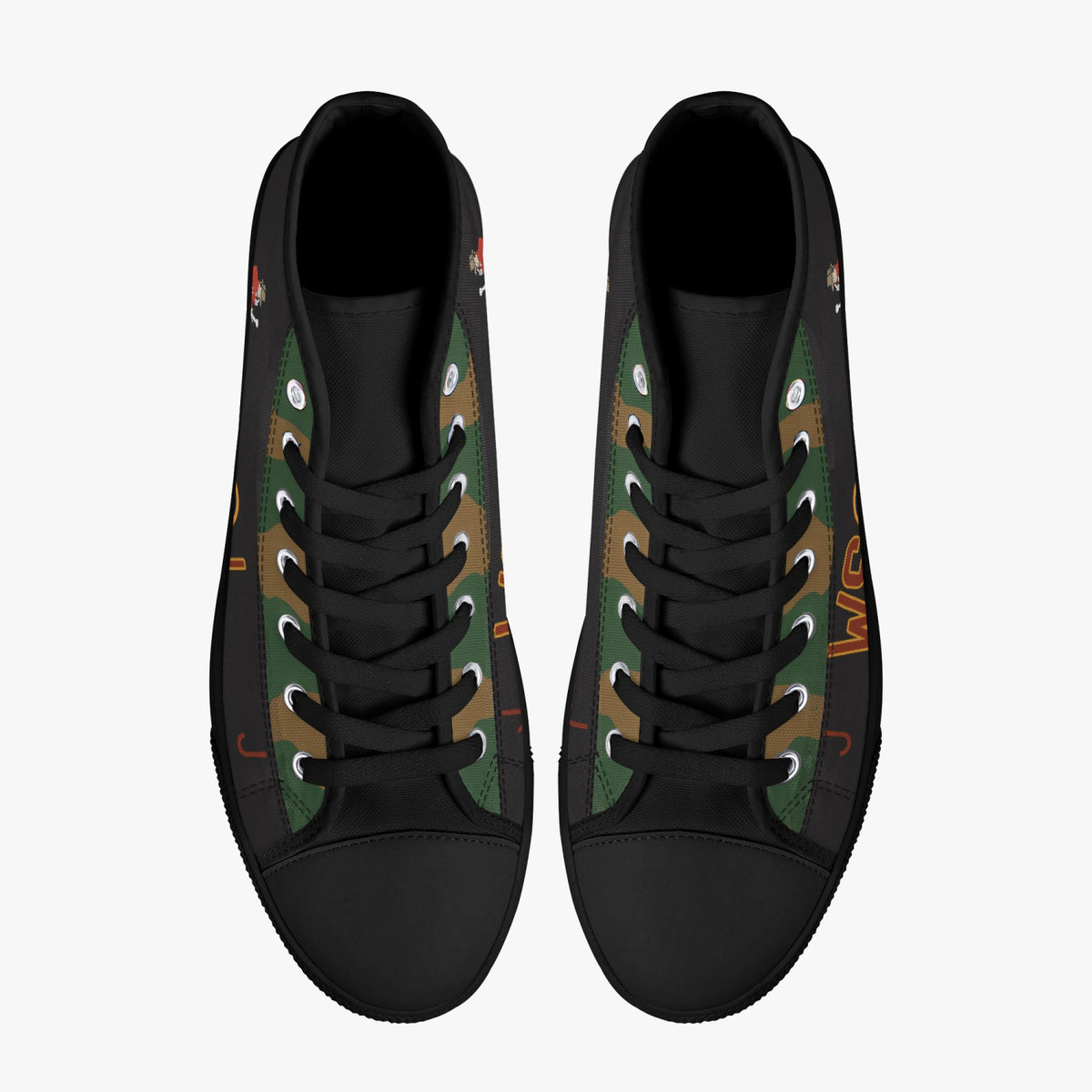 Lancaster "J" for Johnnie High Top Canvas Shoes - I Love a Hangar