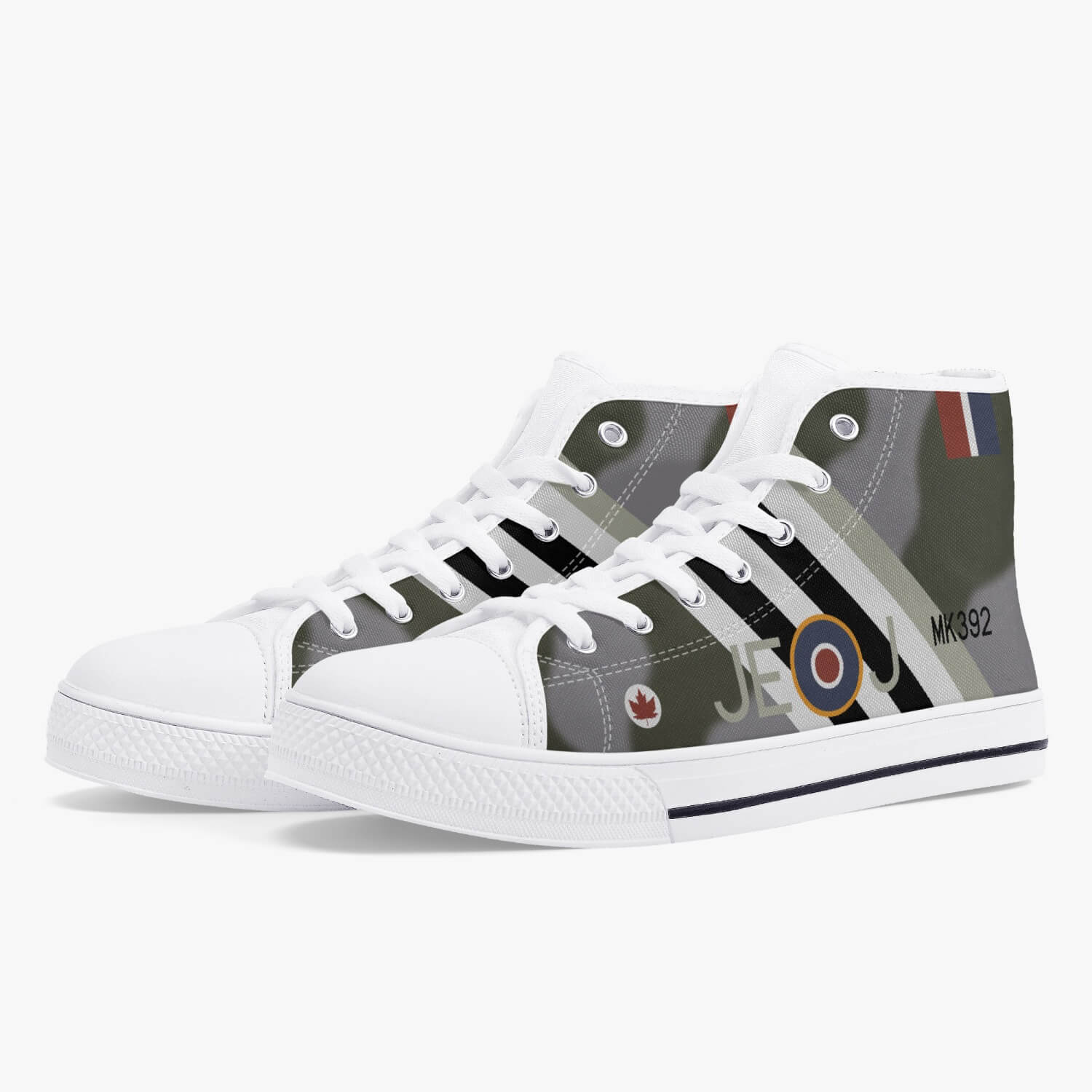 Spitfire "JE-J" (MK392) High Top Canvas Shoes - I Love a Hangar