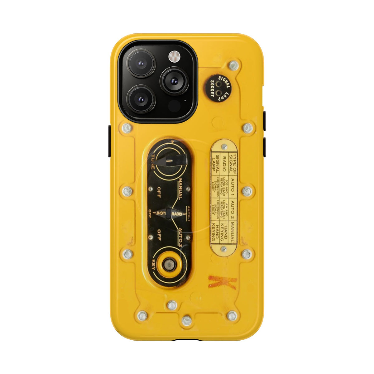 SCR-578 "Gibson Girl" Survival Radio Style Tough Magnetic Phone Cases – iPhone Compatible
