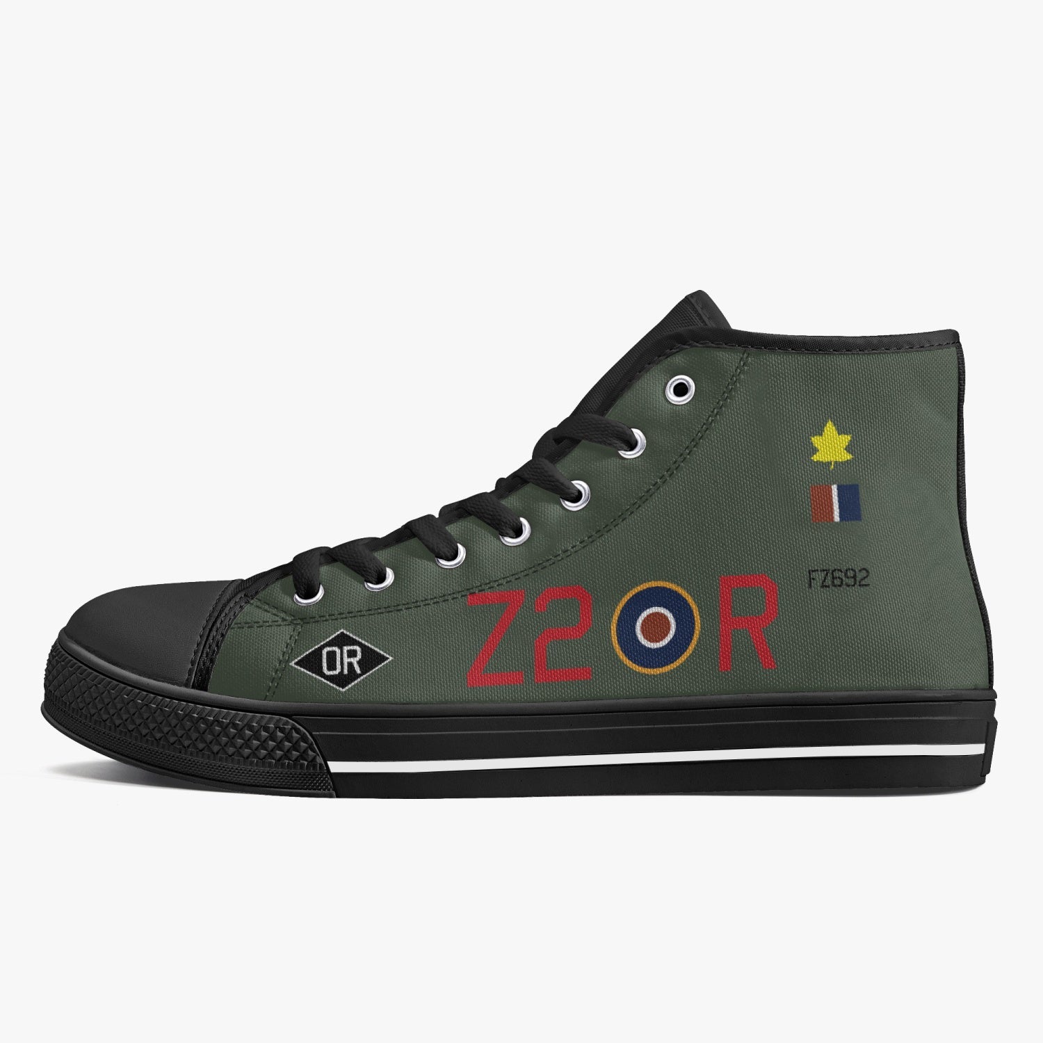 C-47 "Z2-R" High Top Canvas Shoes - I Love a Hangar