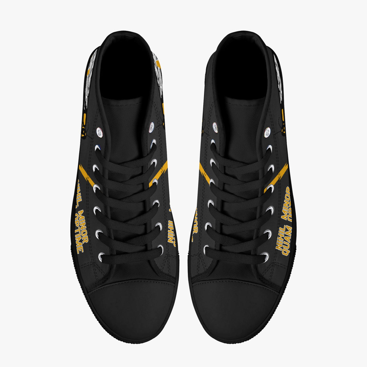 VAQ-138 "Yellowjackets" High Top Canvas Shoes - I Love a Hangar