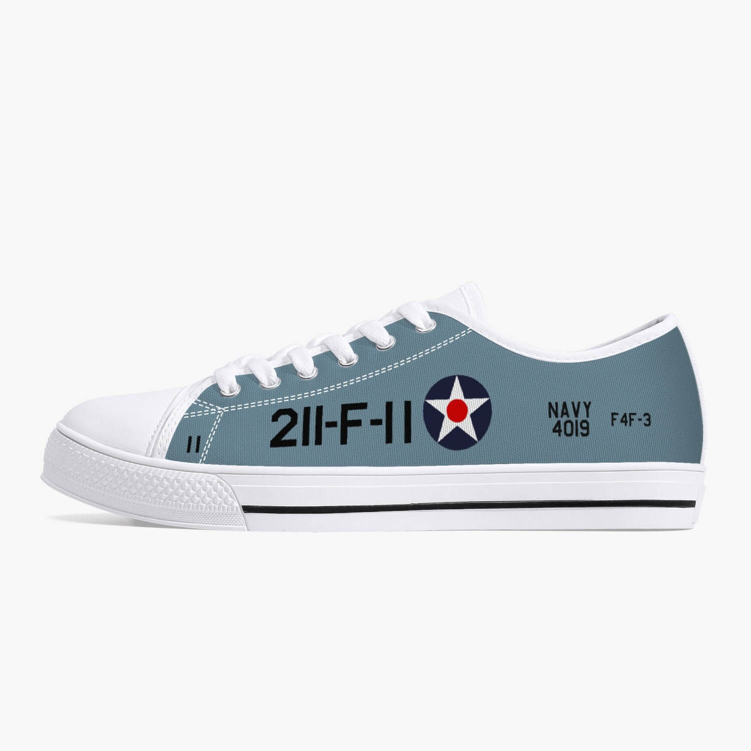 F4F of "Hammerin' Hank" Elrod Low Top Canvas Shoes - I Love a Hangar