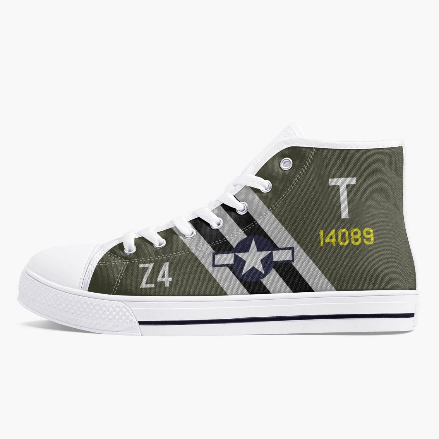 C-49 "Wild Kat" High Top Canvas Shoes - I Love a Hangar