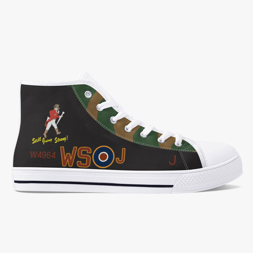 Lancaster "J" for Johnnie High Top Canvas Shoes - I Love a Hangar