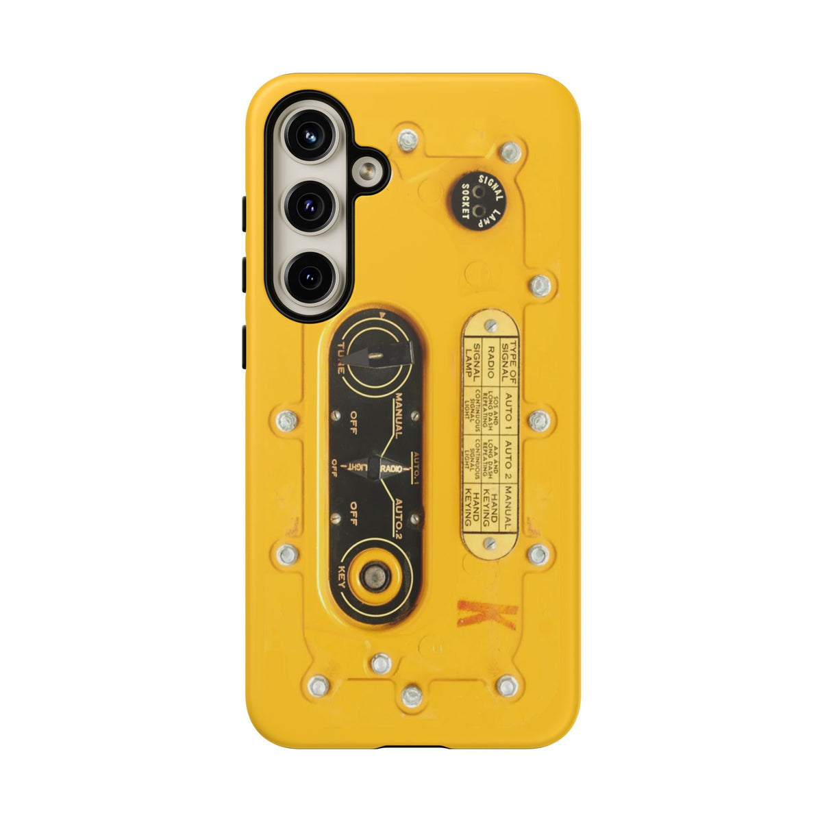 SCR-578 "Gibson Girl" Survival Radio Style Tough Phone Cases – Samsung Galaxy Compatible