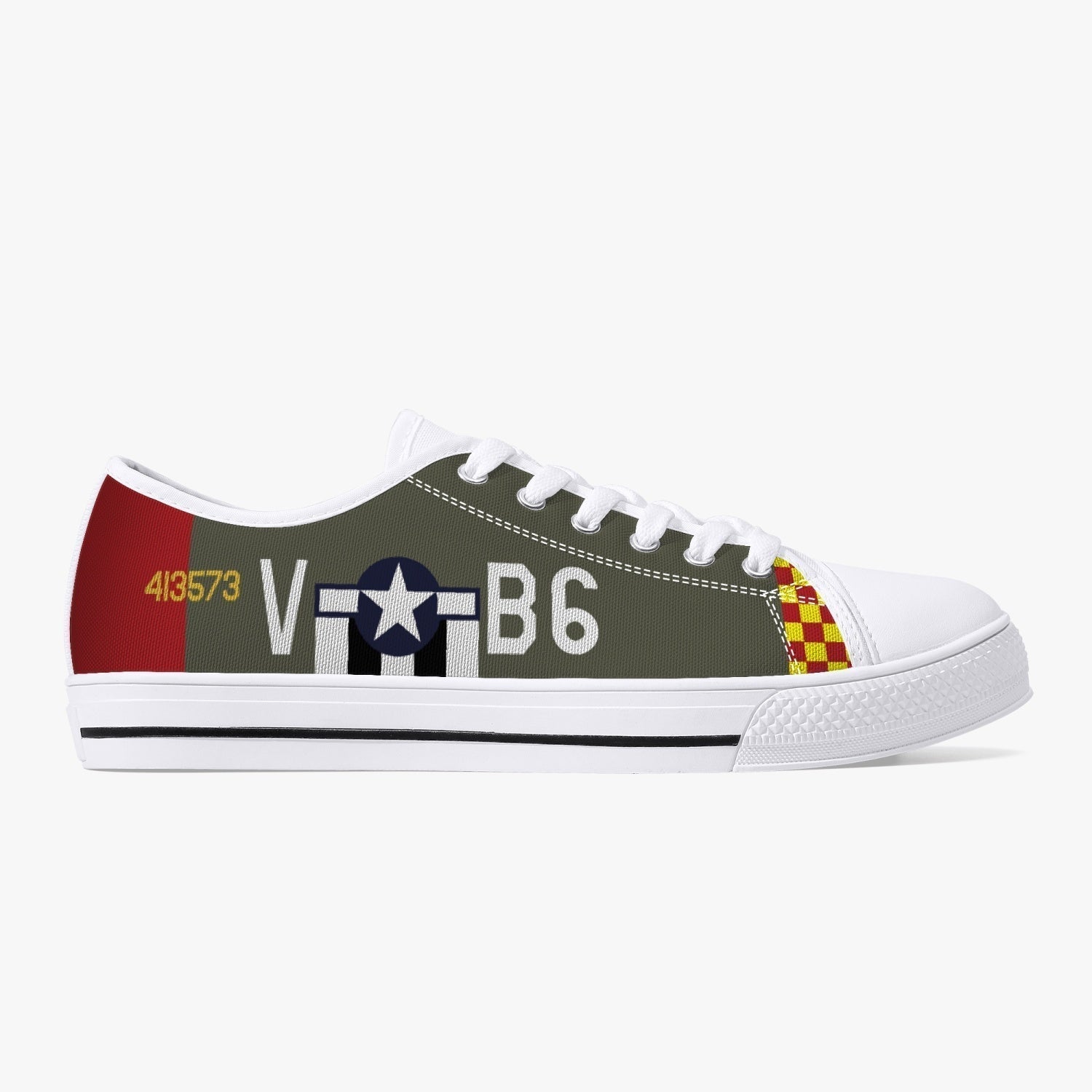 P-51 "Isabel III" Low Top Canvas Shoes - I Love a Hangar