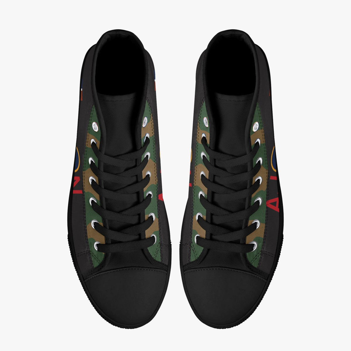 Lancaster "AJ-N"  High Top Canvas Shoes - I Love a Hangar