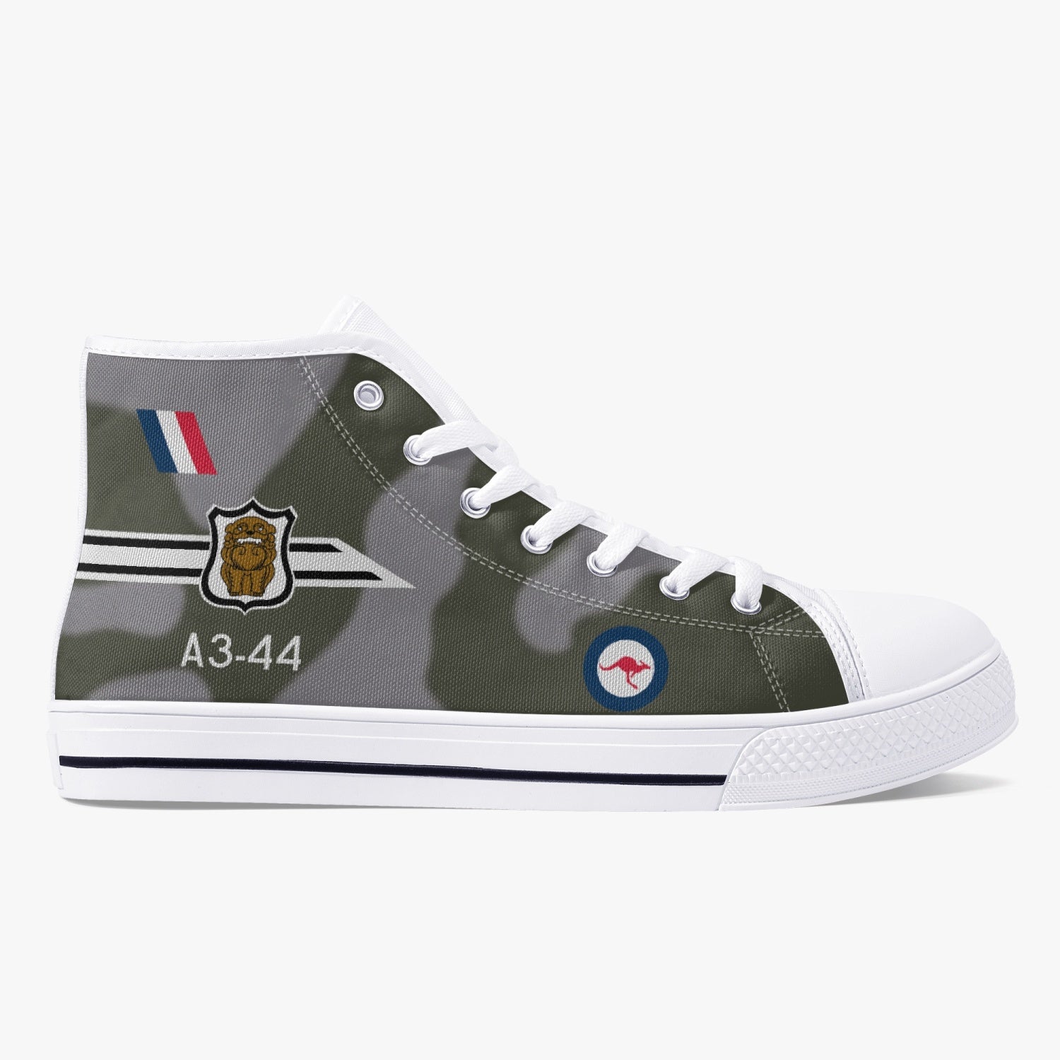 Mirage IIIO "A3-44" High Top Canvas Shoes - I Love a Hangar