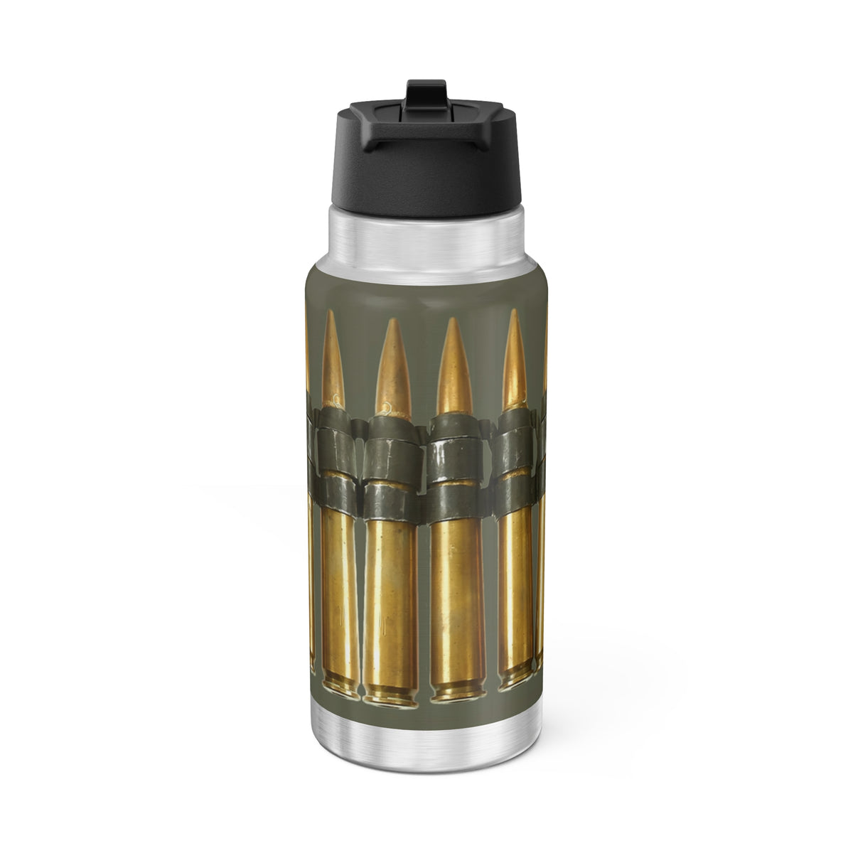 WWII .50 Cal Ammo Belt Tumbler, 32oz (950ml) - I Love a Hangar