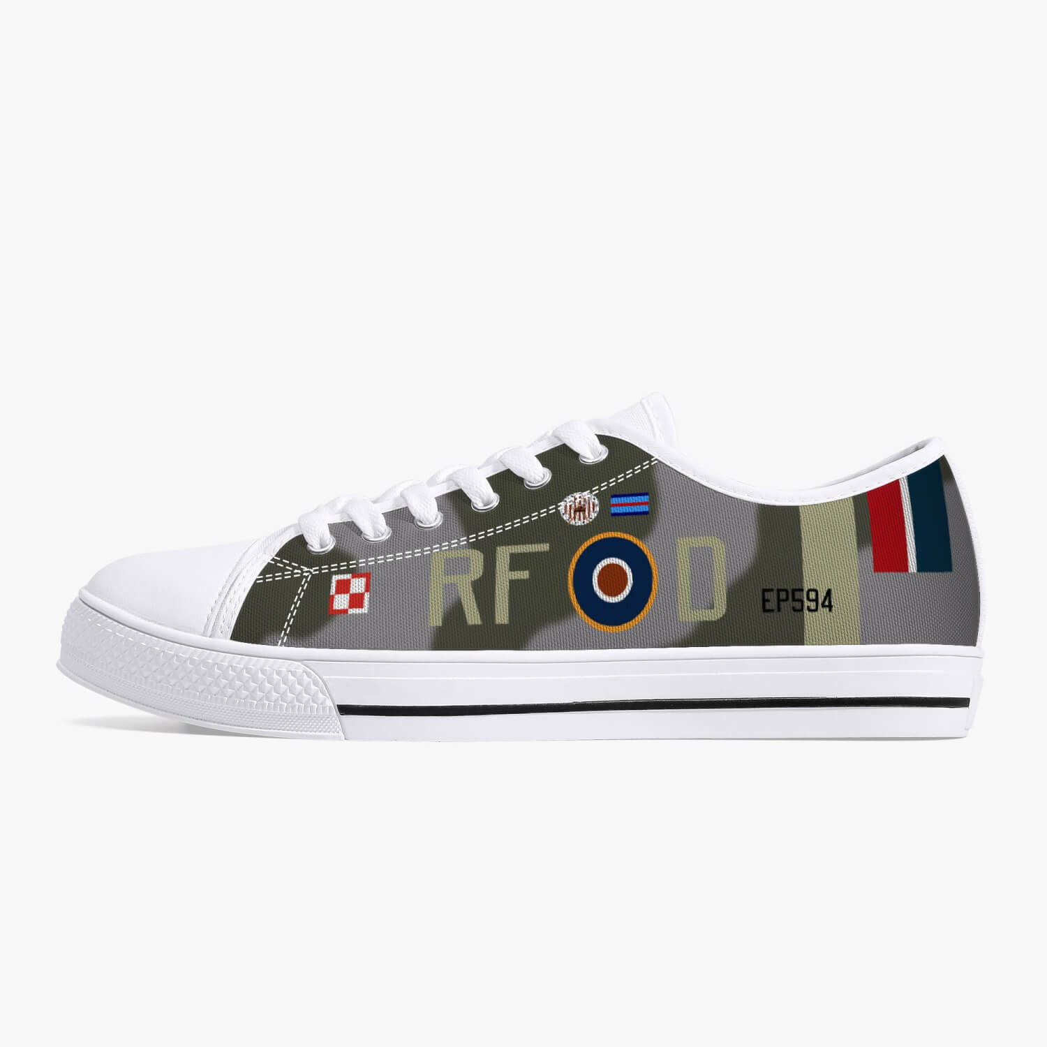 Spitfire "RF-D" Men's Low Top Canvas Shoes - I Love a Hangar