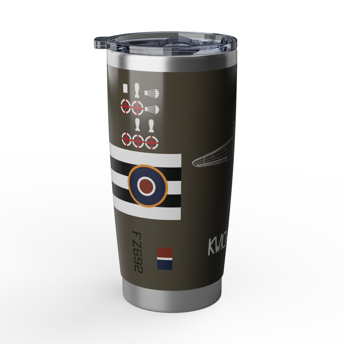 C-47 "Kwicherbichen" 20oz (590ml) Stainless Steel Tumbler