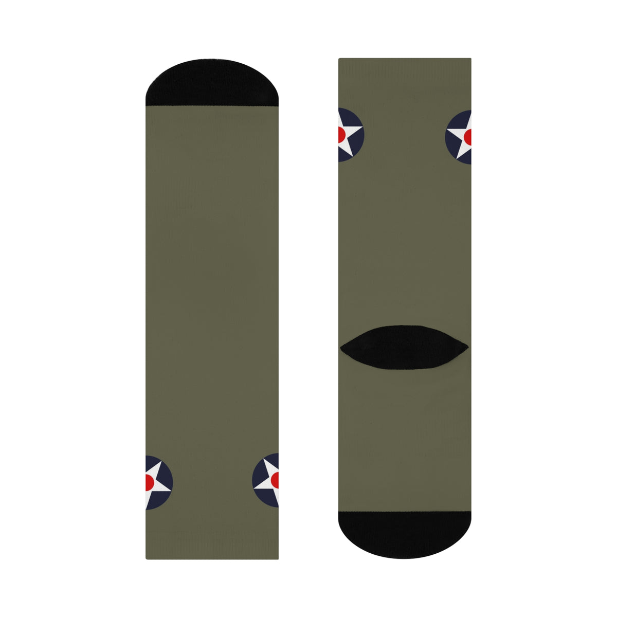 USAAC Cushioned Crew Socks - I Love a Hangar