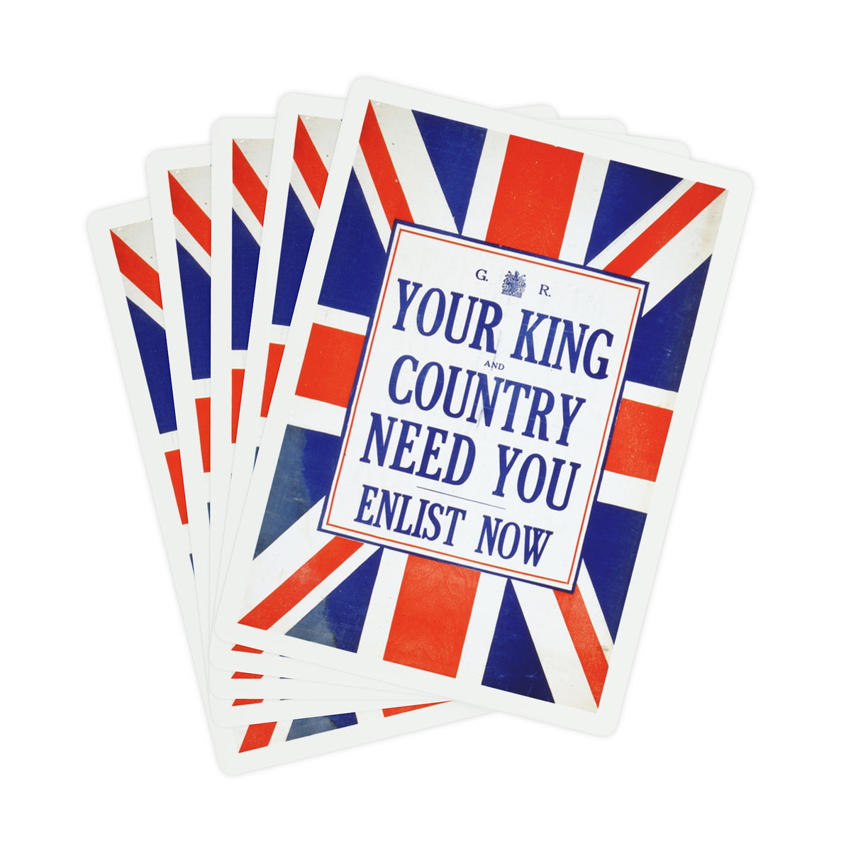 "Your King & Country Need You" Playing Cards - I Love a Hangar