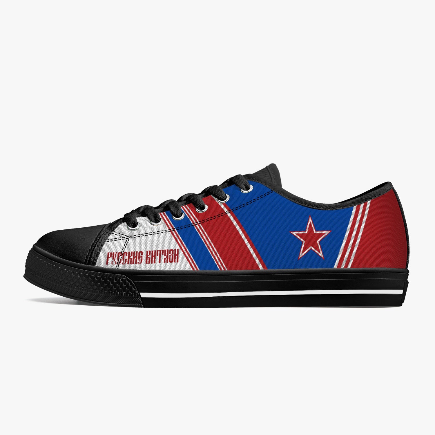 Su-27 "Russian Knights" Low Top Canvas Shoes