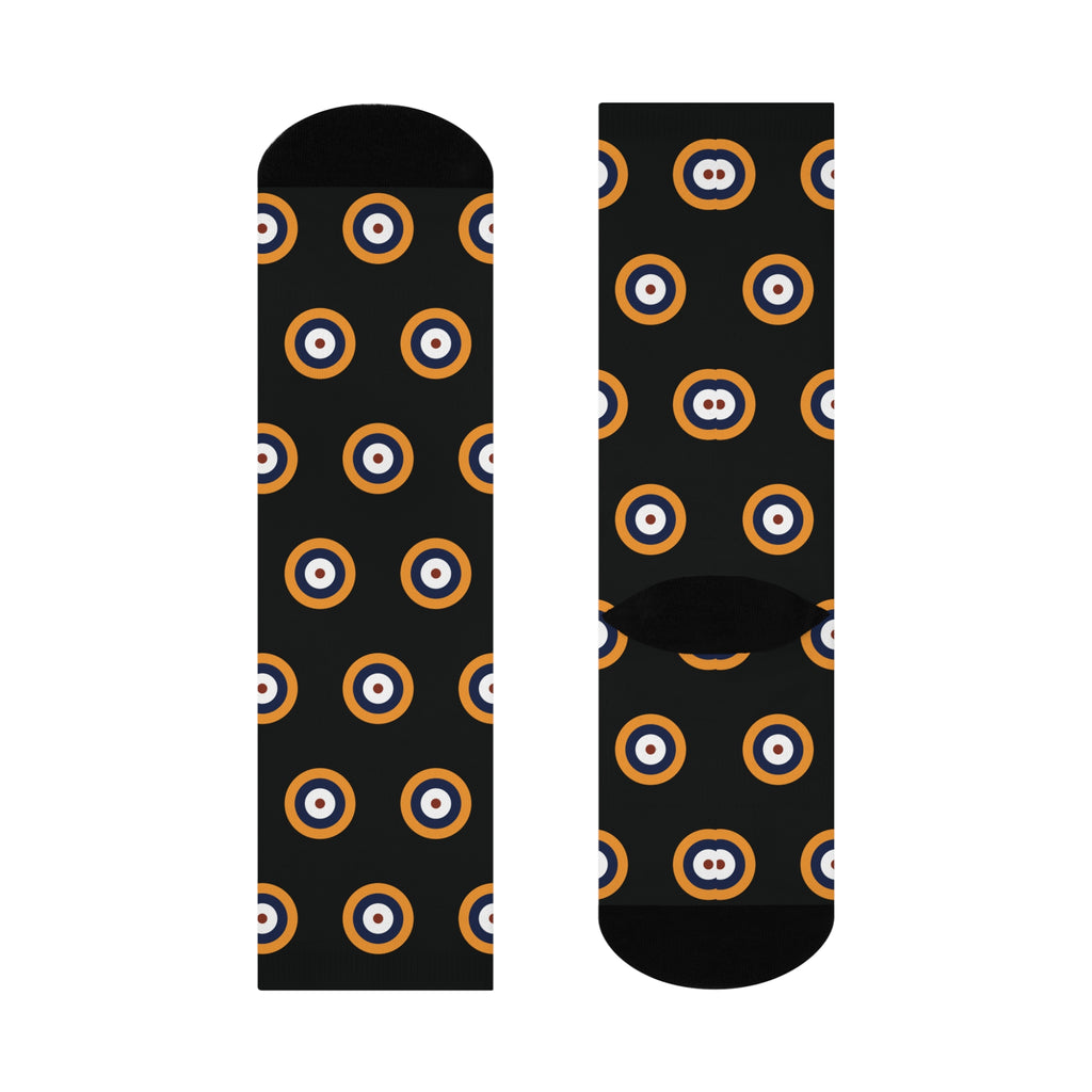 RAF Roundel (Type A.1) Pattern Cushioned Crew Socks