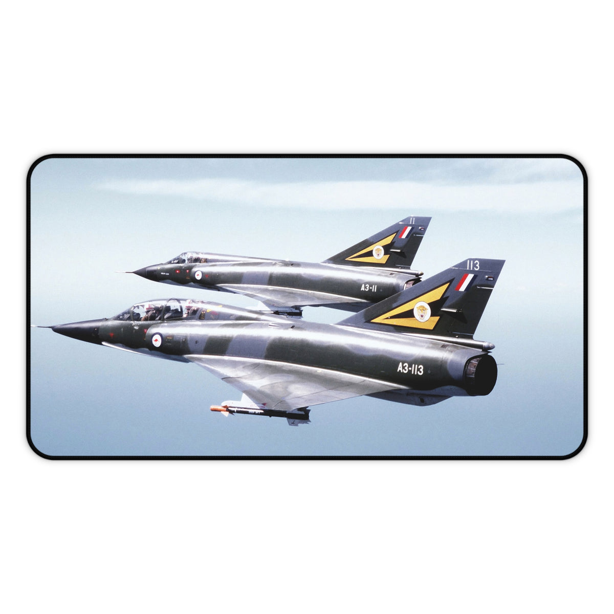 RAAF Mirage III Formation Desk Mat - I Love a Hangar
