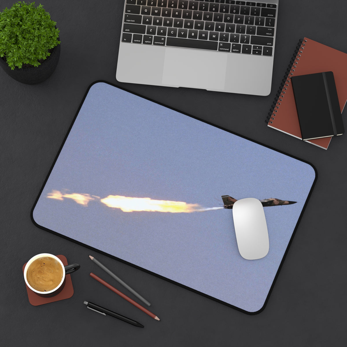 F-111 Dump & Burn Desk Mat - I Love a Hangar