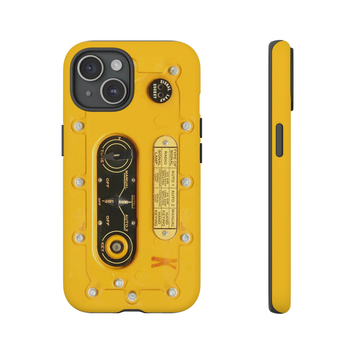 SCR-578 "Gibson Girl" Survival Radio Style Tough Phone Cases – iPhone Compatible