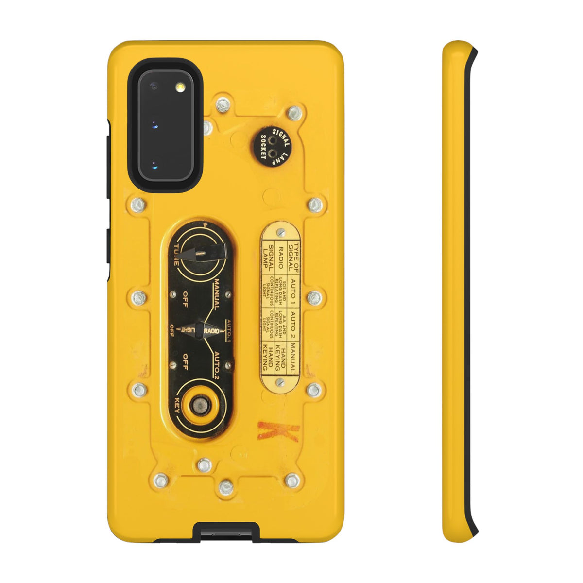 SCR-578 "Gibson Girl" Survival Radio Style Tough Phone Cases – Samsung Galaxy Compatible