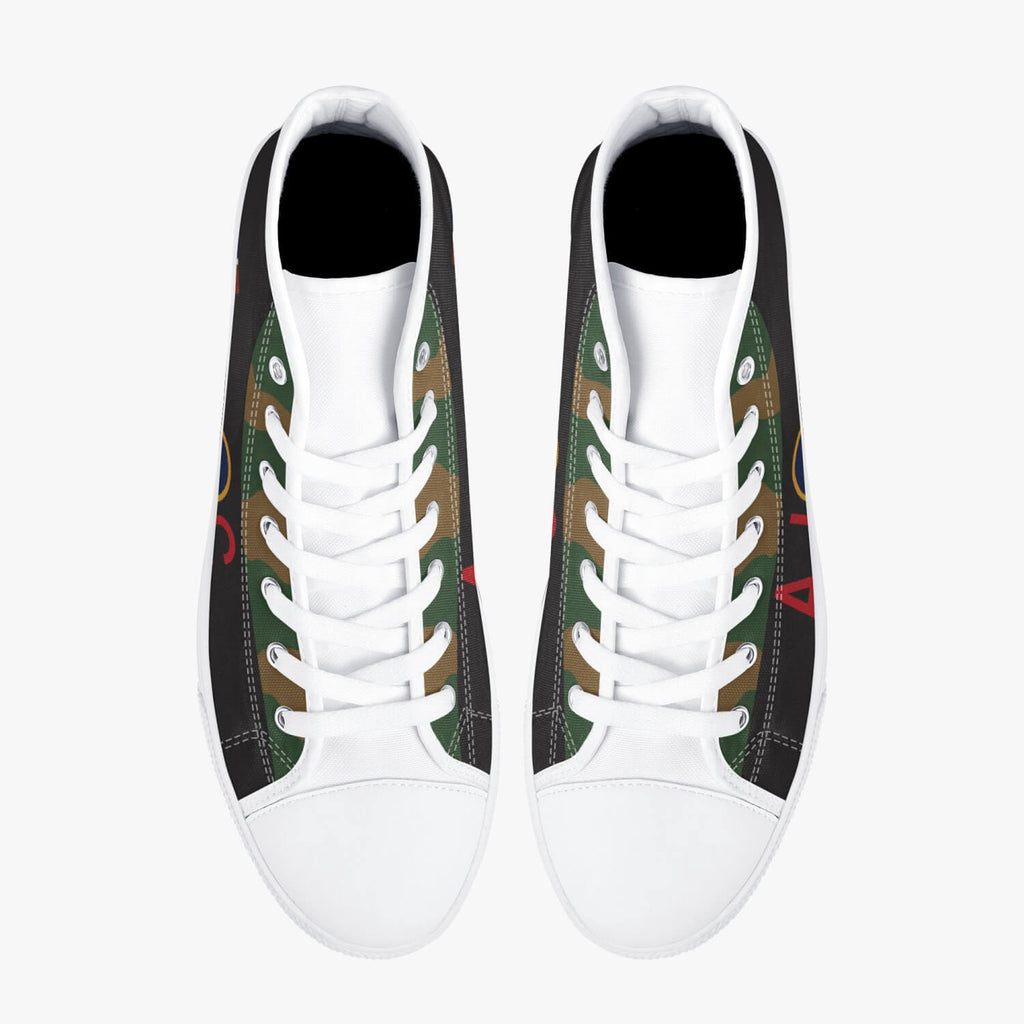 Lancaster "AJ-G" High Top Canvas Shoes - I Love a Hangar