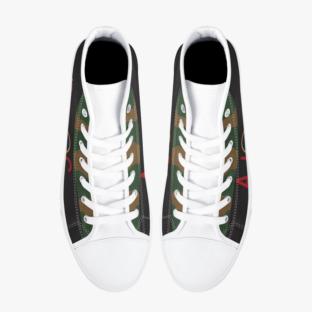 Lancaster "AJ-G" High Top Canvas Shoes - I Love a Hangar