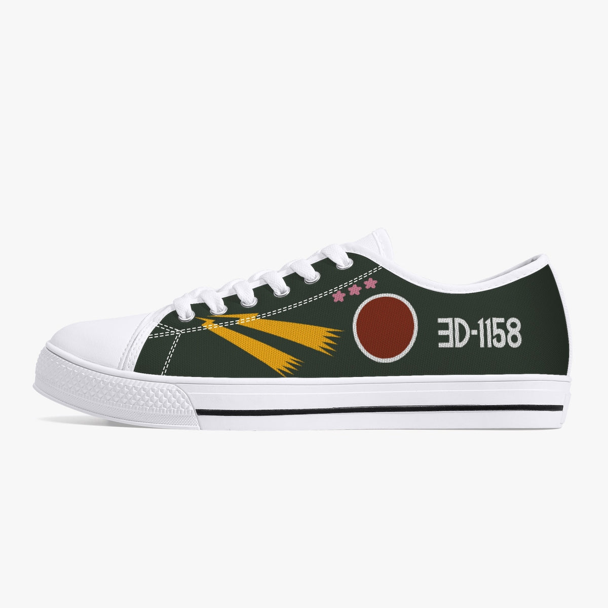 Mitsubishi J2M Raiden Low Top Canvas Shoes - I Love a Hangar