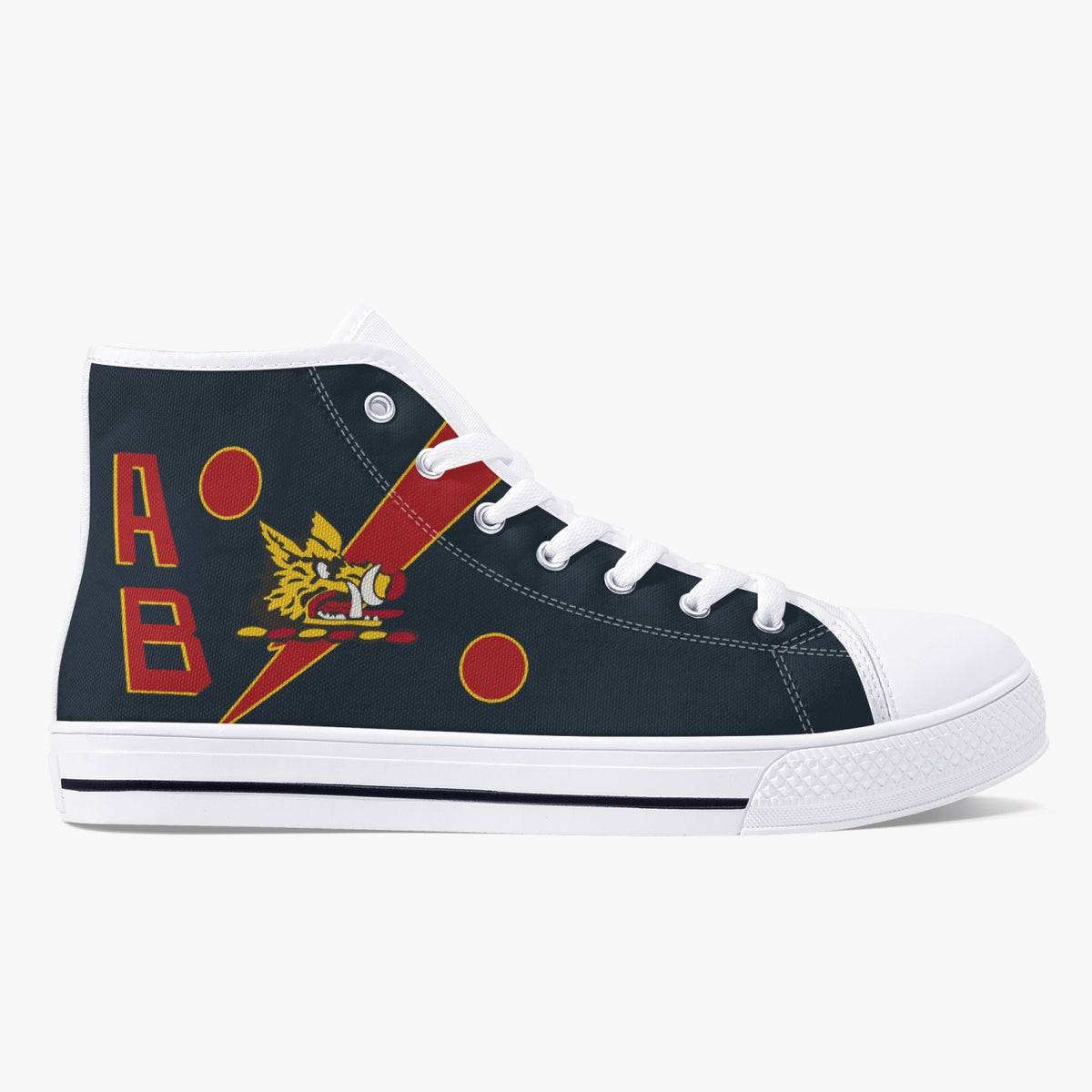 VFA-11 "Red Rippers" High Top Canvas Shoes - I Love a Hangar