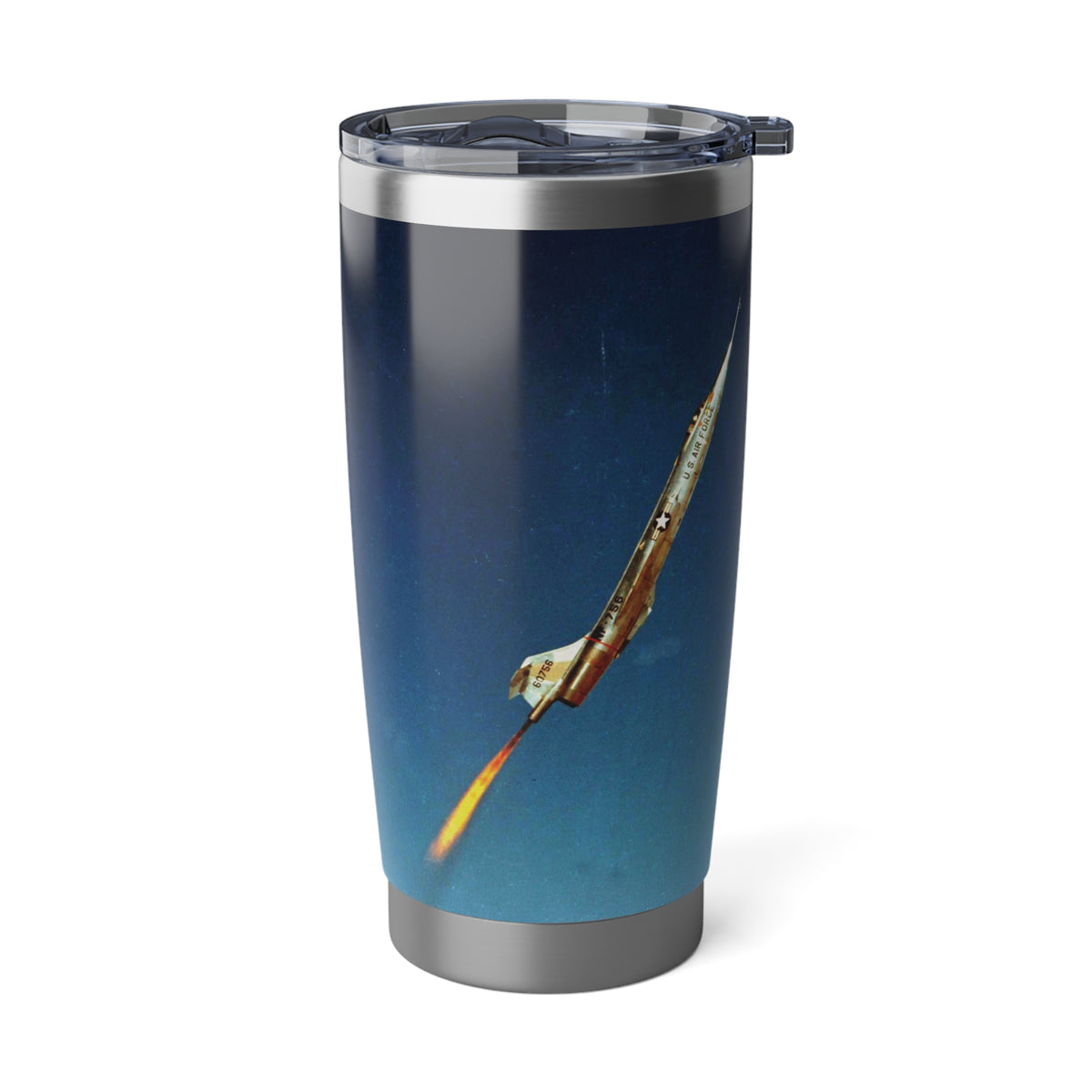NF-104 Starfighter (56-0756) 20oz (590ml) Stainless Steel Tumbler - I Love a Hangar