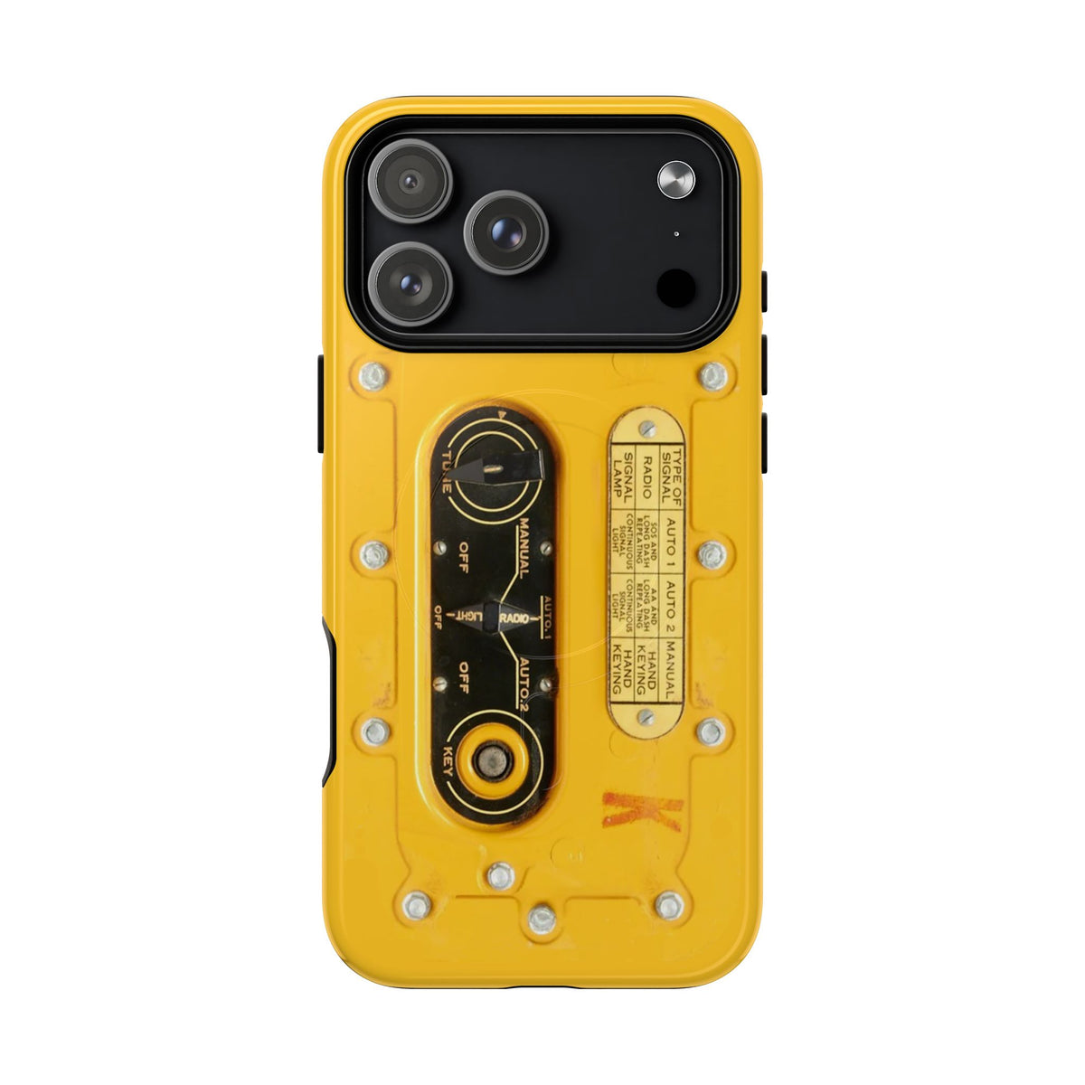SCR-578 "Gibson Girl" Survival Radio Style Tough Magnetic Phone Cases – iPhone Compatible