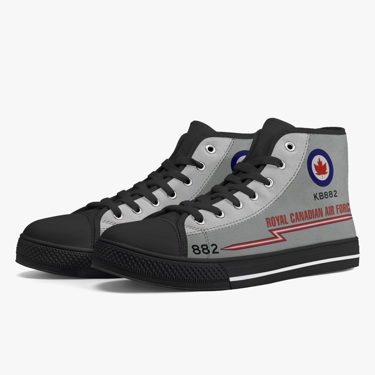 Lancaster KB882 High Top Canvas Shoes - I Love a Hangar