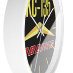 KC-135 Yoke Cap Wall Clock - I Love a Hangar