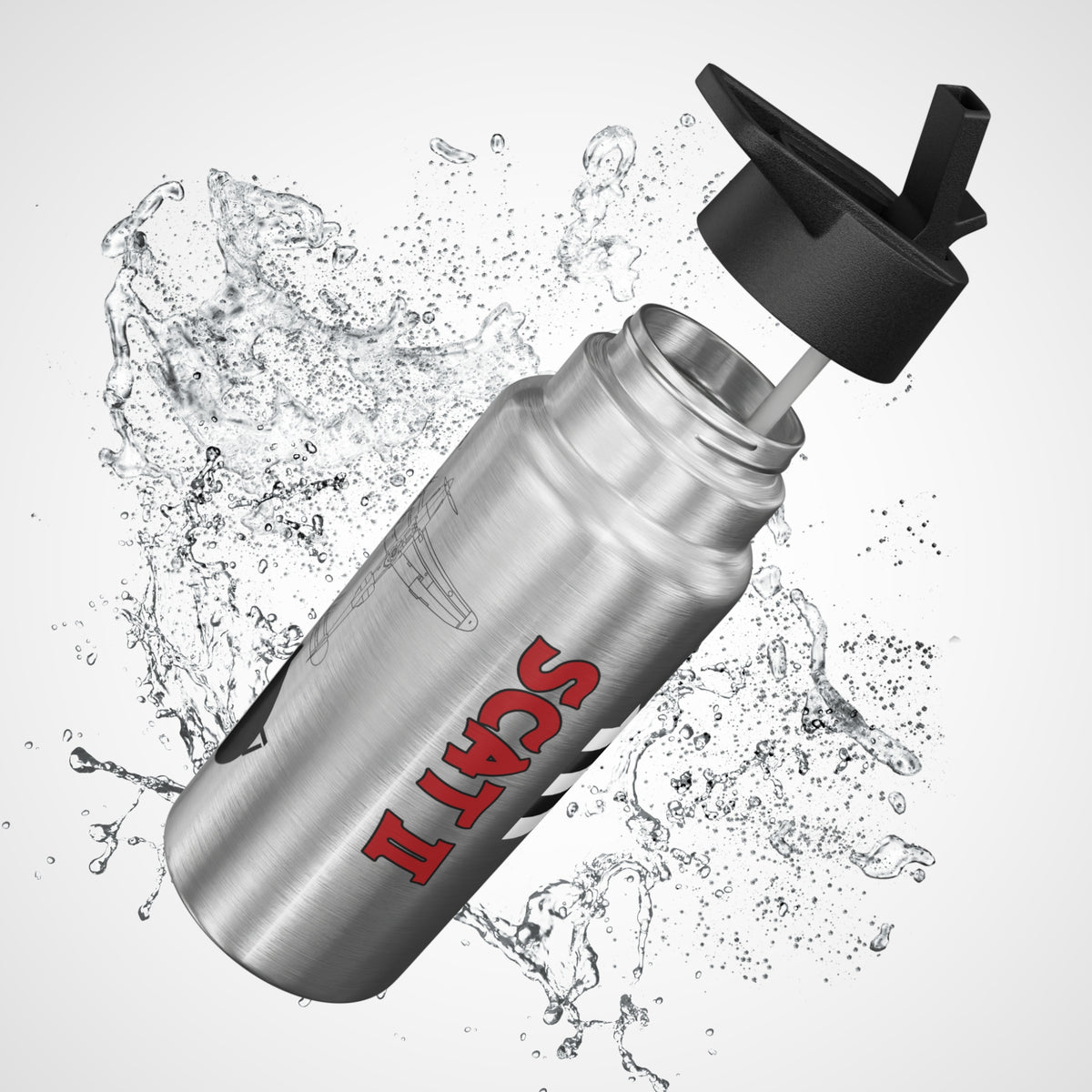 P-38 "SCAT II" Inspired Tumbler, 32oz (950ml) - I Love a Hangar