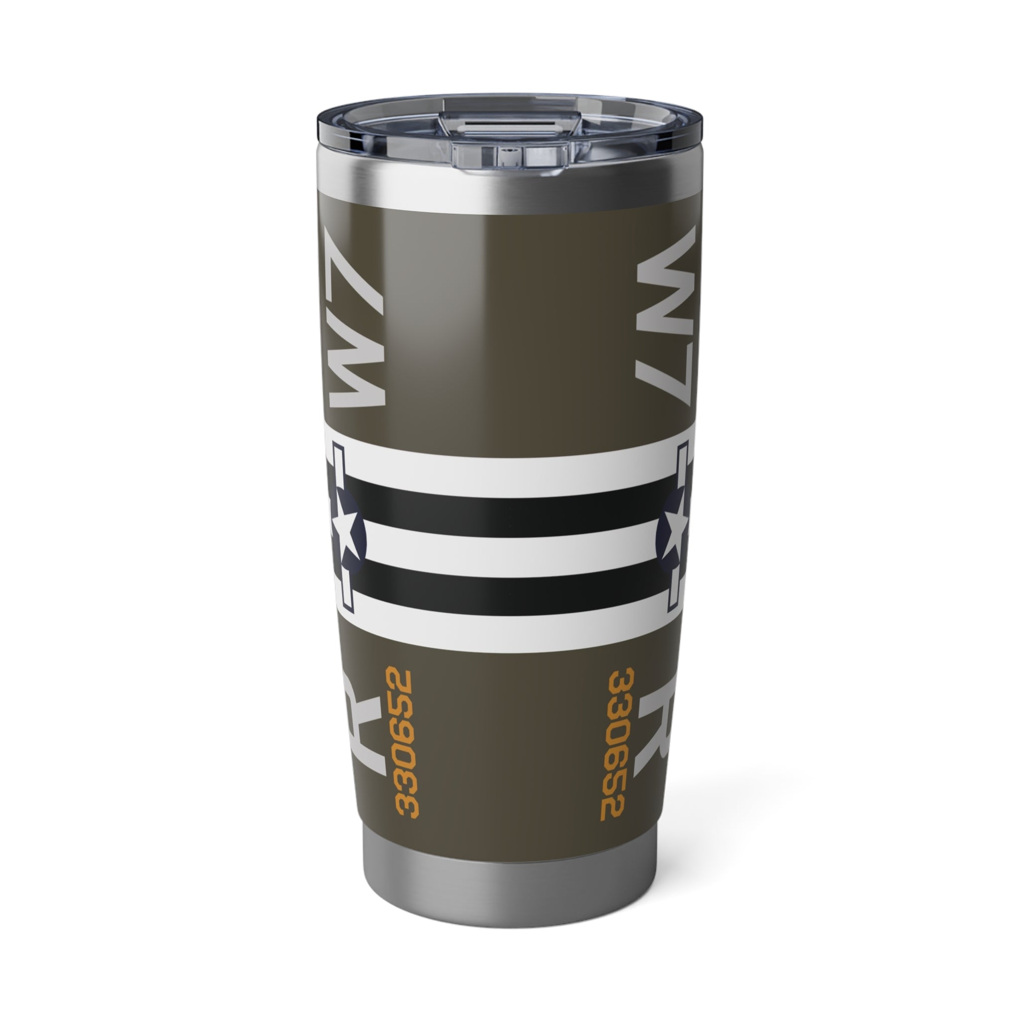 C-47 "Whiskey 7" 20oz (590ml) Stainless Steel Tumbler