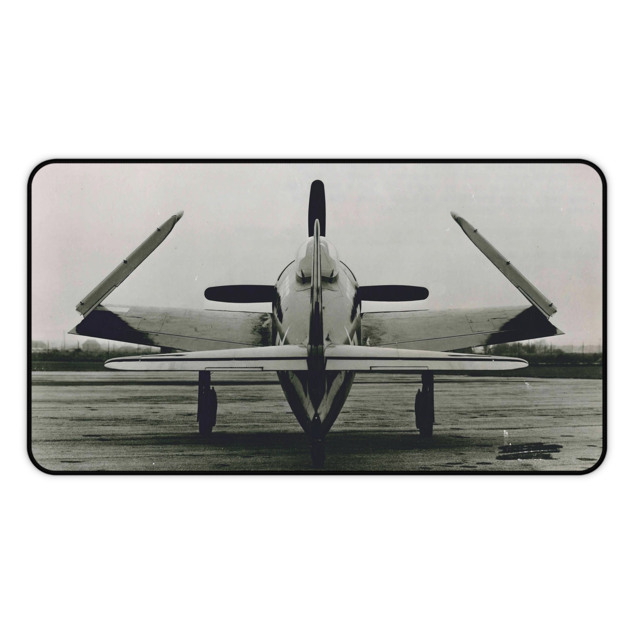 F8F Bearcat Desk Mat - I Love a Hangar