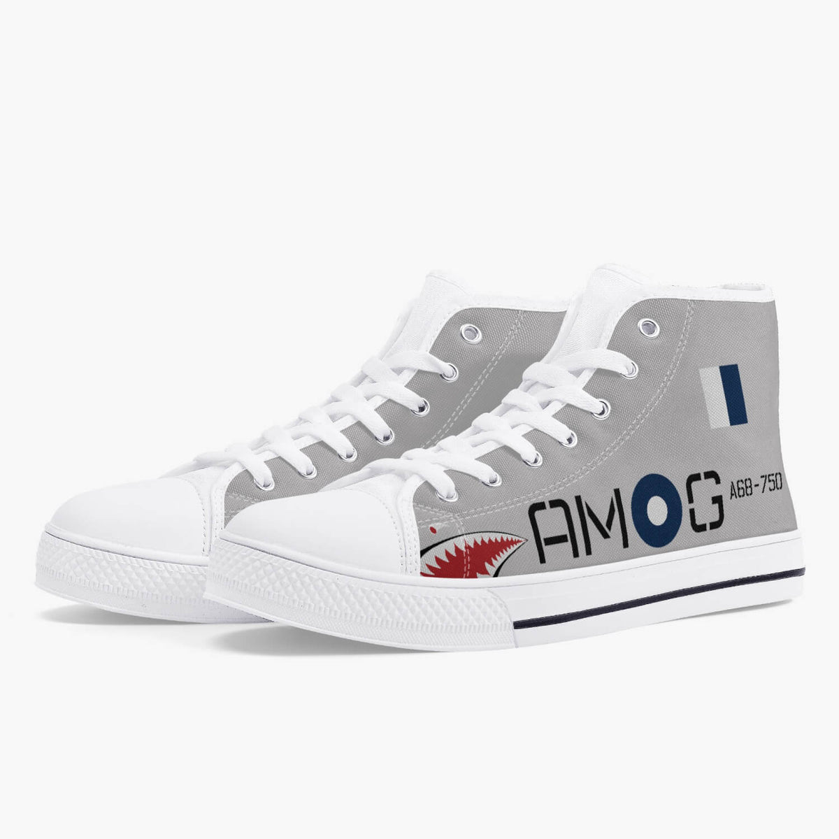 P-51 "AM-G" High Top Canvas Shoes - I Love a Hangar