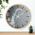 Black & White Wall Aerobatic Clock - I Love a Hangar