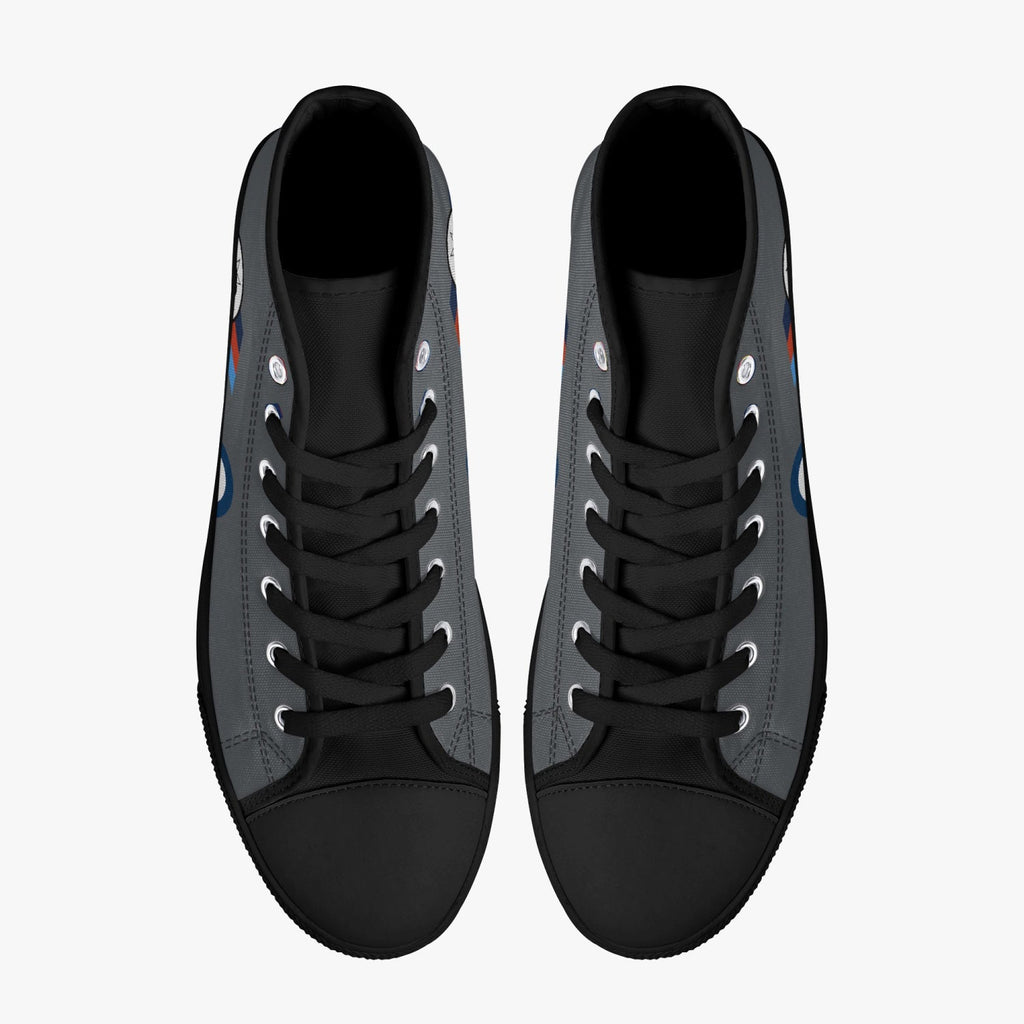 Macchi "A7-047" High Top Canvas Shoes (Grey) - I Love a Hangar