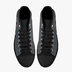 Macchi "A7-047" High Top Canvas Shoes (Grey) - I Love a Hangar