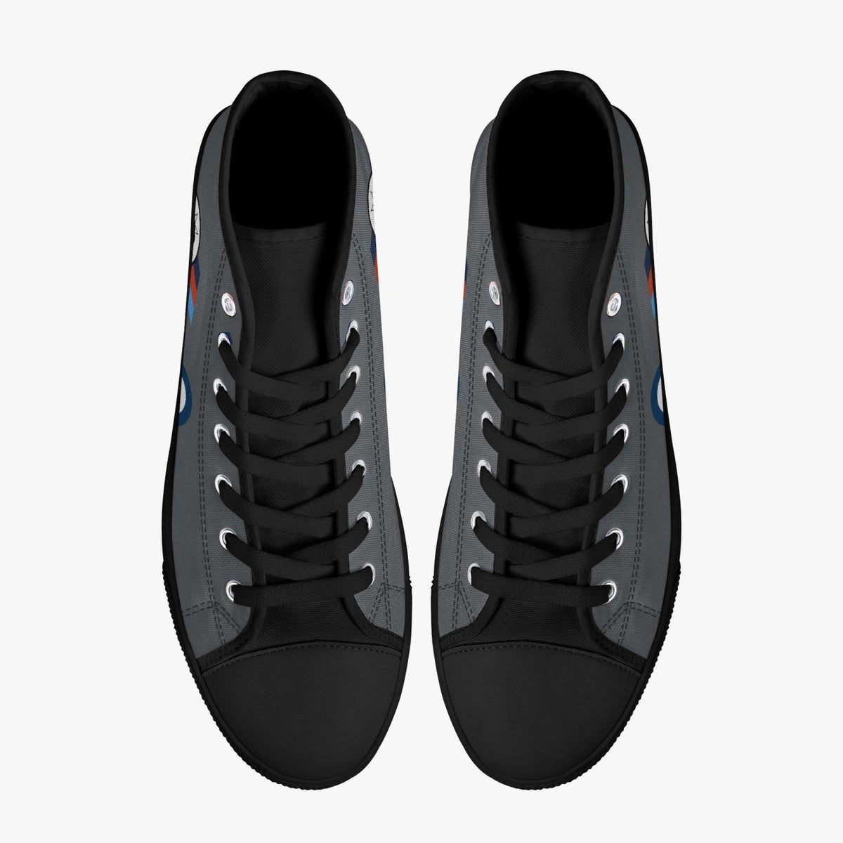 Macchi "A7-047" High Top Canvas Shoes (Grey) - I Love a Hangar